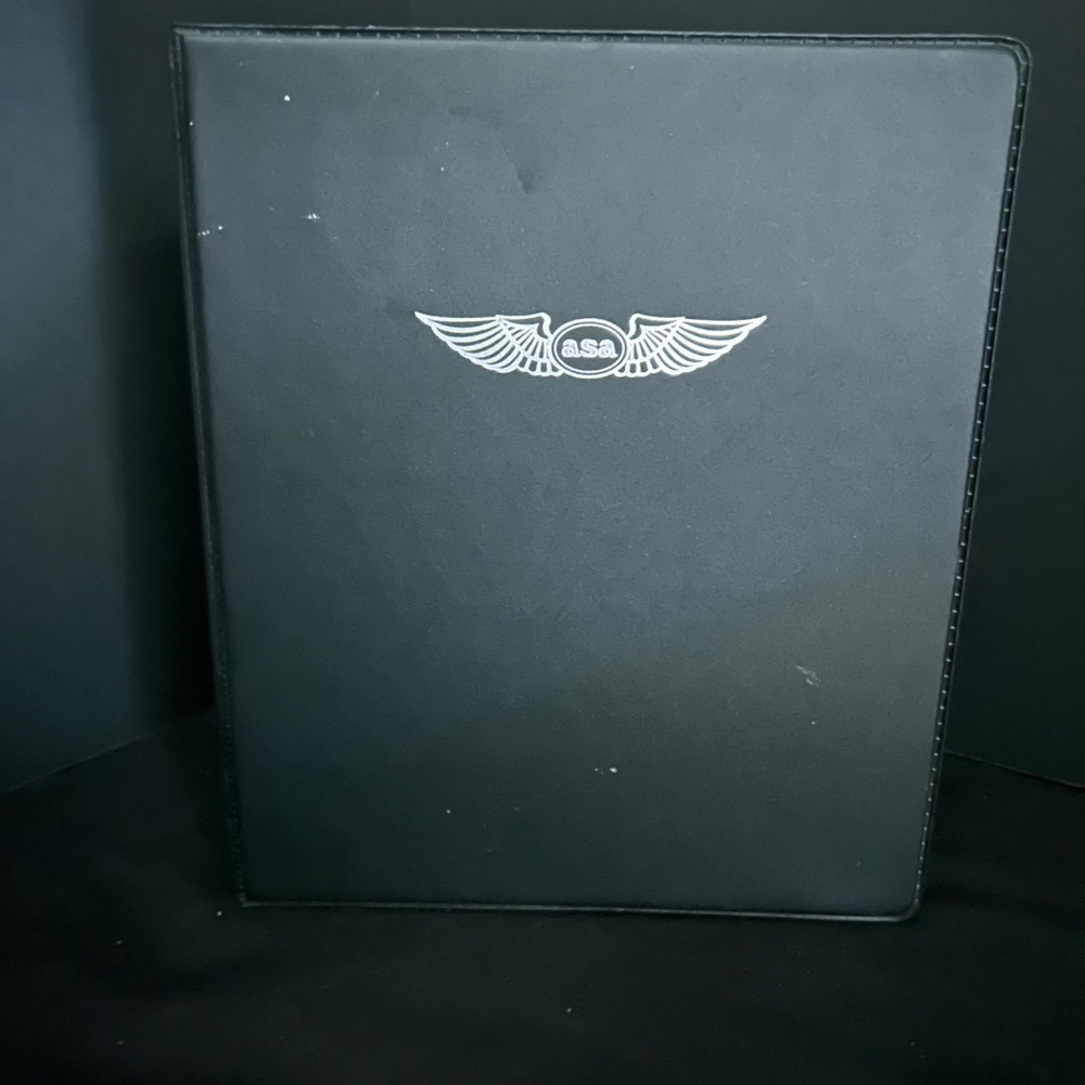 ASA 7 RING APPROACH PLATES BINDER  With SLEEVES ASA-AP-BD-7RNG